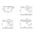 раковина vitra shift 4384b003-0001 80 см c пьедесталом в Алматы фото № 2