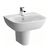 раковина подвесная vitra zentrum 5786b003-0001 60см на полуножке в Алматы фото № 1