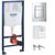 Инсталляция 3в1 grohe rapid sl 39501000 с клавишей смыва в Алматы фото № 1