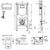 унитаз с инсталляцией 4в1 villeroy&boch venticello 4611rlr1 92242700 92249061 в Алматы фото № 2