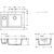 Кухонная мойка hansgrohe s510-f635 43315170 искусственный камень в Алматы фото № 3