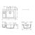 Кухонная мойка hansgrohe s510-f635 43315290 искусственный камень в Алматы фото № 2