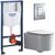 унитаз с инсталляцией 4в1 hans grohe m5504d+38772001 в Алматы фото № 1