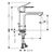 смеситель для раковины hansgrohe rebris s 72517000 в Алматы фото № 2