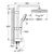 Душевая система grohe tempesta cosmopolitan 250 cube 26694001, без смесителя, хром в Алматы фото № 3