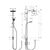 Душевая система hansgrohe crometta showerpipe ecosmart reno 27270000 без смесителя, хром в Алматы фото № 2