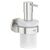 Дозатор жидкого мыла grohe essentials 40448dc1 с держателем, суперсталь в Алматы фото № 1