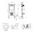 унитаз с инсталляцией 5в1 villeroy&boch subway 3.0 4670t001 viconnect 92242700 92216168 9m78s101, белая-хром в Алматы фото № 4