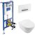 унитаз с инсталляцией 5в1 villeroy&boch architectura 4694hr01 viconnect 92242700 92216168, белая-хром в Алматы фото № 1