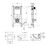унитаз с инсталляцией 5в1 villeroy&boch architectura 4694hr01 viconnect 92242700 92216168, белая-хром в Алматы фото № 5