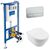 унитаз с инсталляцией 5в1 villeroy&boch architectura 4694hr01 viconnect 92242700 92249069, хром в Алматы фото № 1