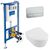 унитаз с инсталляцией 5в1 villeroy&boch avento 5656rs01 viconnect 92242700 92249069, хром в Алматы фото № 1