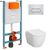 унитаз с инсталляцией 5в1 vitra mia round 7510b003-0075 700-1873 740-2280 в Алматы фото № 1