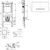 унитаз с инсталляцией 4в1 villeroy&boch avento 5656rs01 922169d8 в Алматы фото № 2