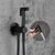 Гигиенический душ frap f7505-6 со смесителем, черный матовый в Алматы фото № 2