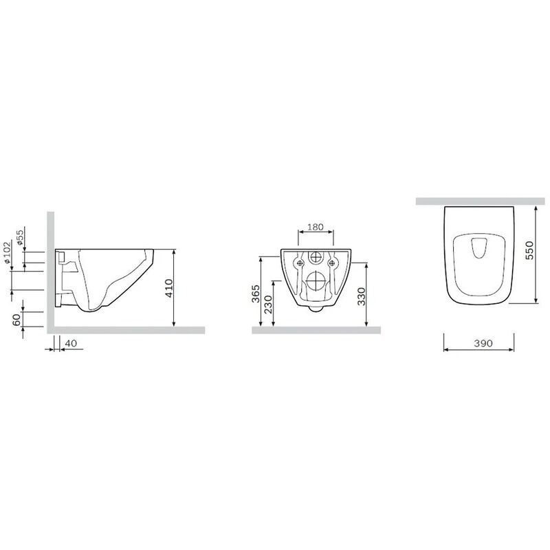 унитаз подвесной am.pm inspire v2.0 c50a1700sc flashclean с сиденьем микролифт в Алматы фото № 4