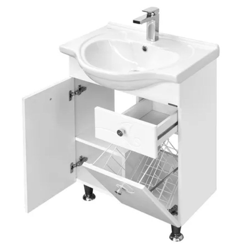 тумба под раковину aquaton лиана 60 м 1a162901ll010 в Алматы фото № 1