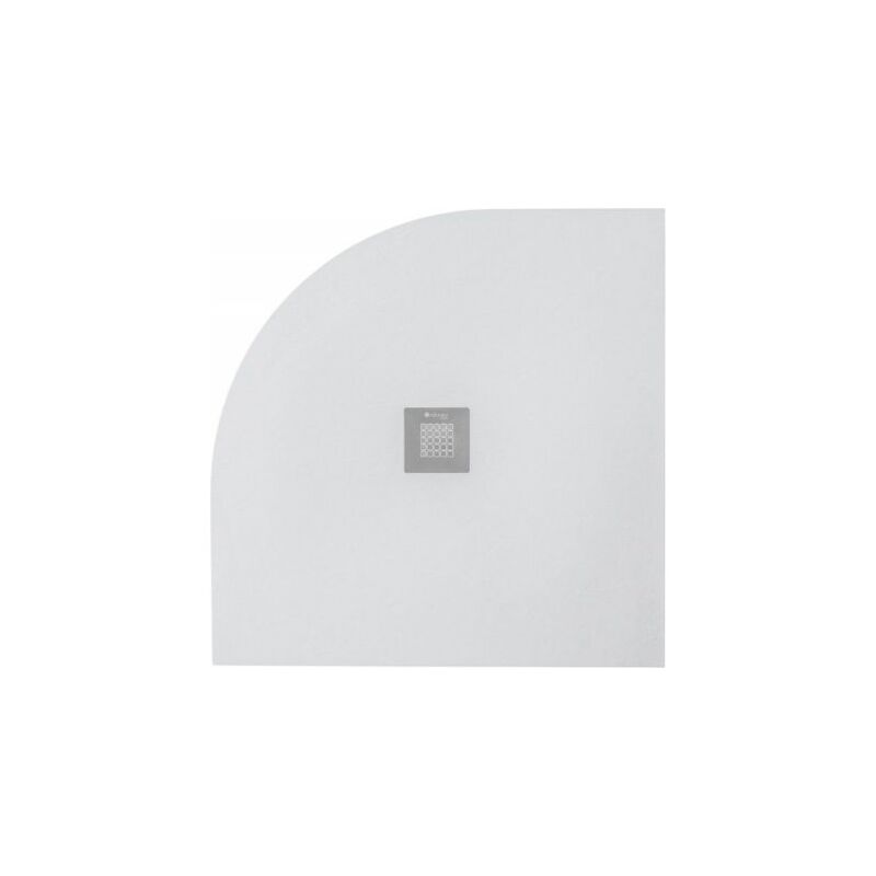 Atq-90x90u-w hidronatur pleasure поддон литьевой r550 900х900х30мм слив крышка белый камень (242255) в Алматы фото № 1