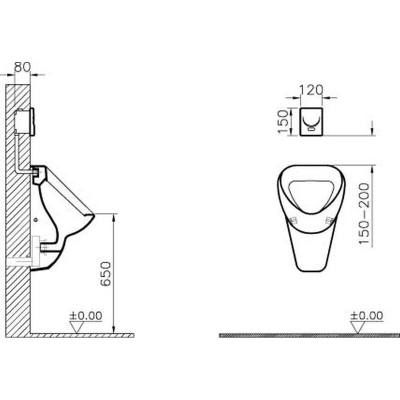 смыв для писсуара сенсорный vitra 310-2111 220 в матовый хром в Алматы фото № 2