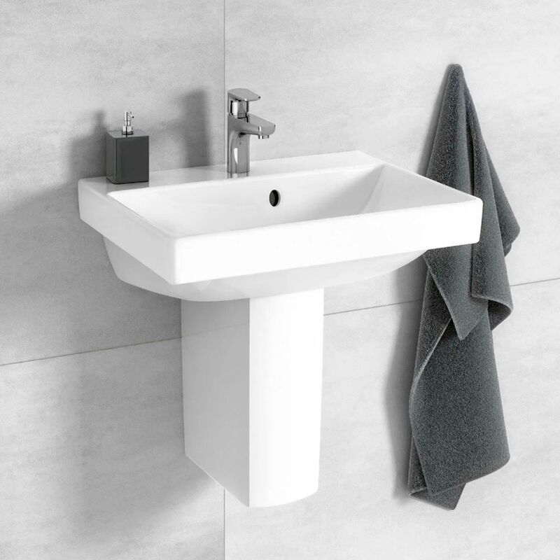 Мебельная раковина villeroy & boch avento 73584501 45 белый альпин в Алматы фото № 3
