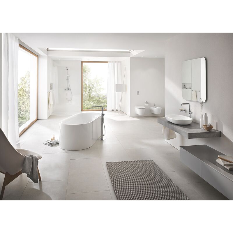 Напольный смеситель grohe essence 23491001 с монтажной частью 45984001 в Алматы фото № 2