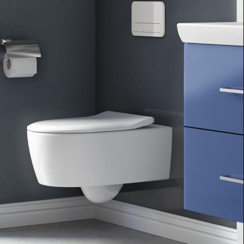 унитаз подвесной villeroy & boch avento 5656rs01 directflush с микролифтом в Алматы фото № 3