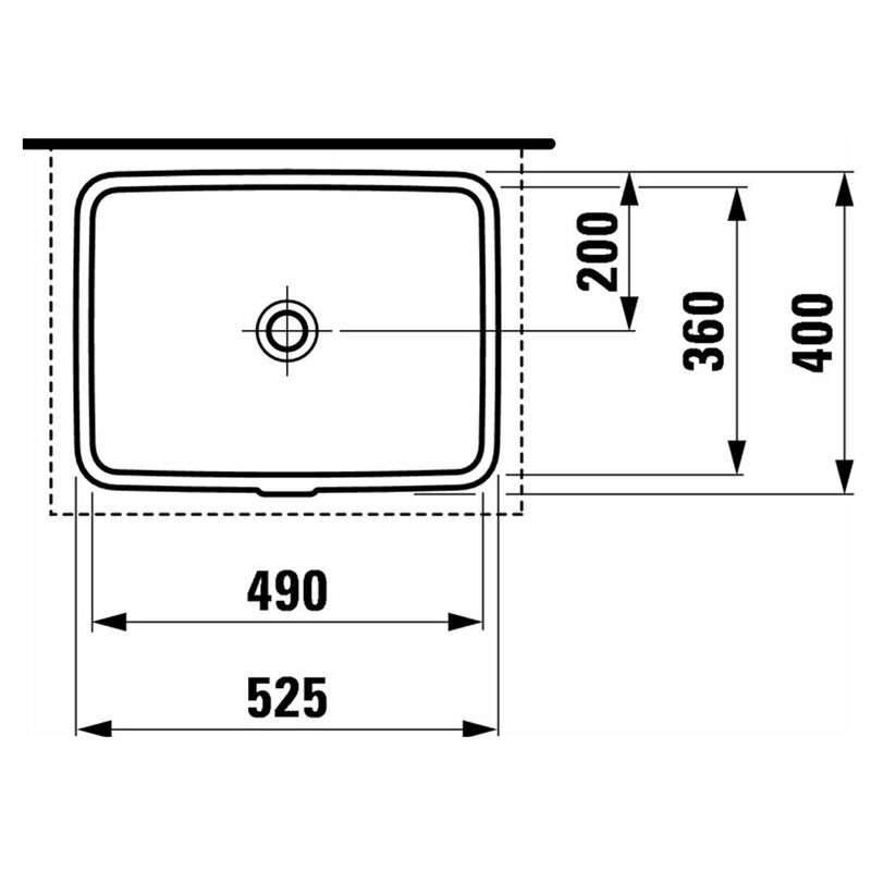 раковина под столешницу laufen pro a  8.1196.1.000.109.1 52x40 см в Алматы фото № 3