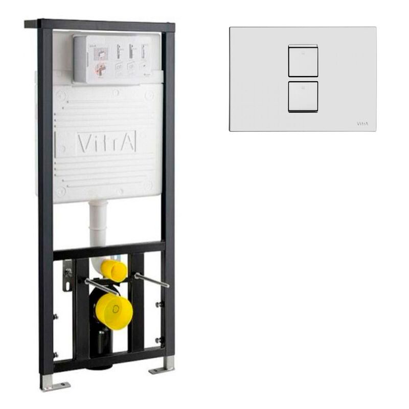 Инсталляция 3в1 vitra 740-5800-01 пневматическая + антивандальная кнопка в Алматы фото № 1