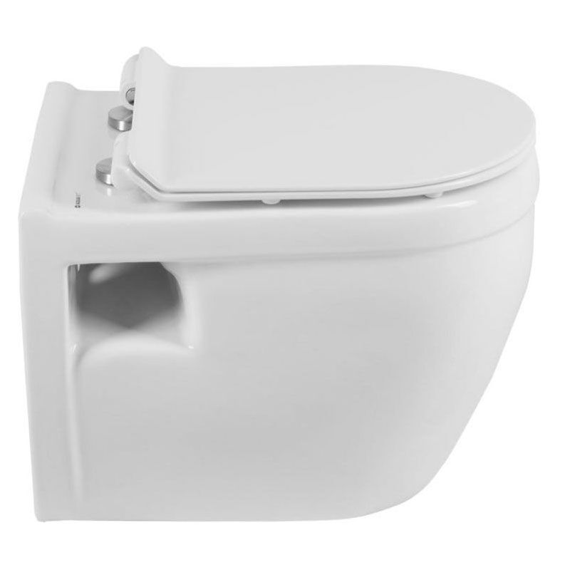 унитаз подвесной aquanet glide cl-11042 rimlees. тонкая крышка с микролифтом. в Алматы фото № 3