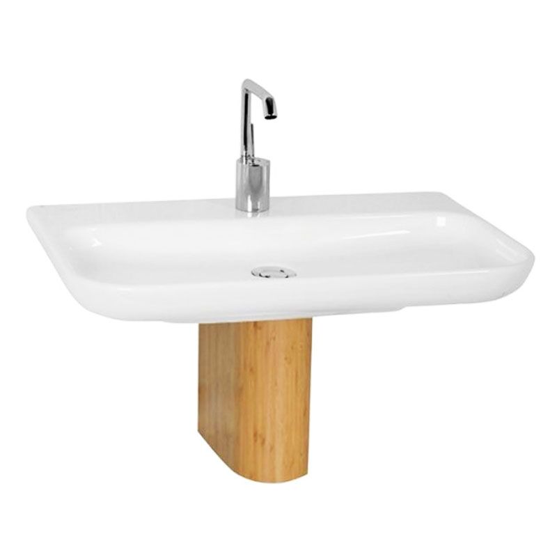 раковина подвесная vitra mod 5351b003-0041 65 см на полуножке в Алматы фото № 1