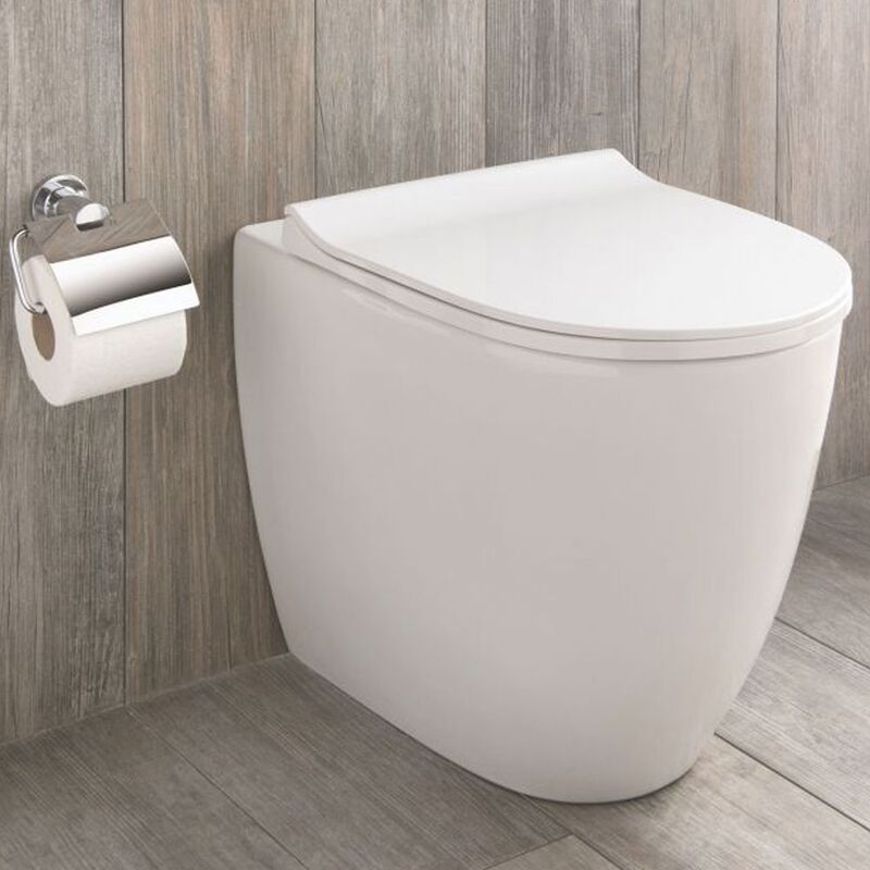 унитаз приставной vitra sento 5985b003-0075. тонкая крышка с микролифтом. в Алматы фото № 2
