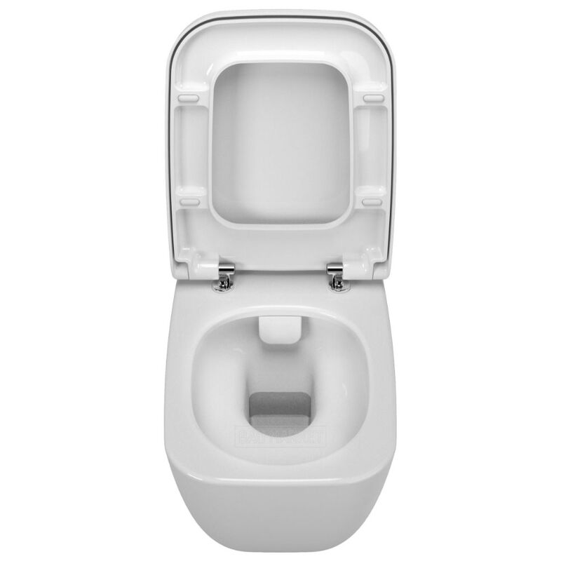 унитаз подвесной vitra shift 7742b003-0075 rim-ex с микролифтом (комплект) в Алматы фото № 3