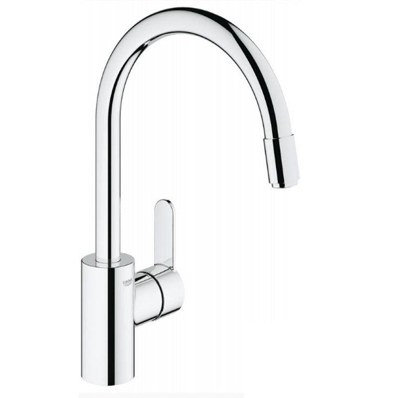 Grohe eurostyle cosmopolitan 31126002 смеситель для мойки с вытяжным изливом dn 15 в Алматы фото № 1