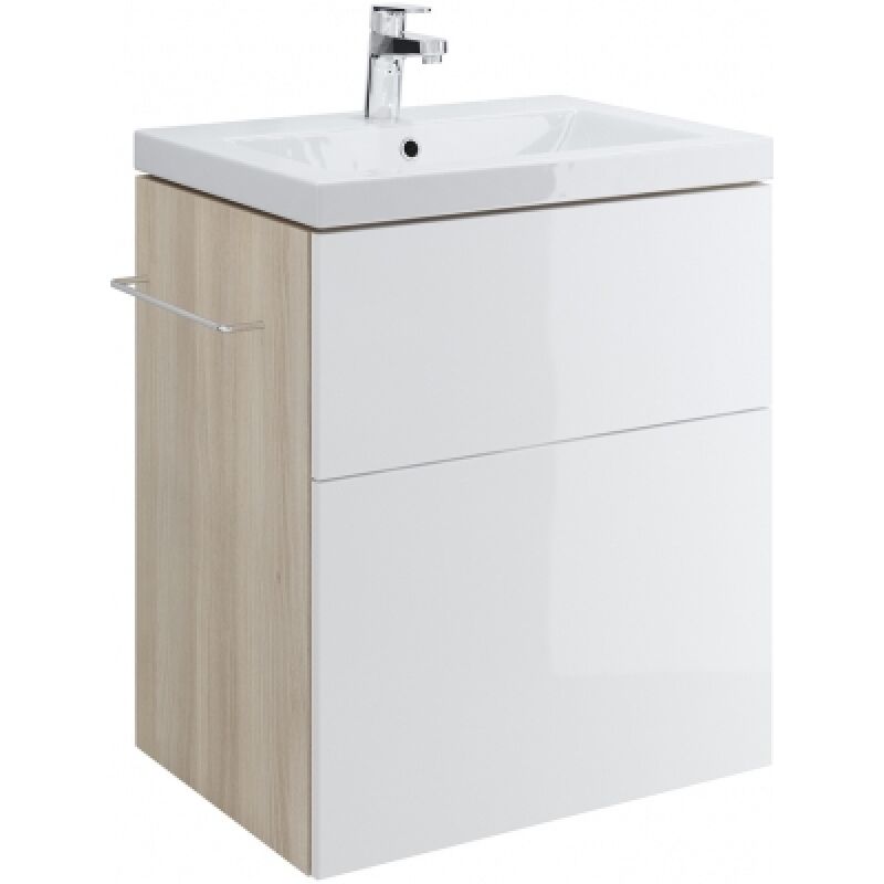 тумба cersanit smart p-su-sma-co60/wh 60см c раковиной в Алматы фото № 1