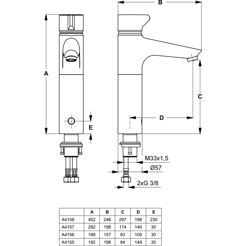 смеситель электронный ideal standard ceraplus a4158aa для раковины в Алматы фото № 2