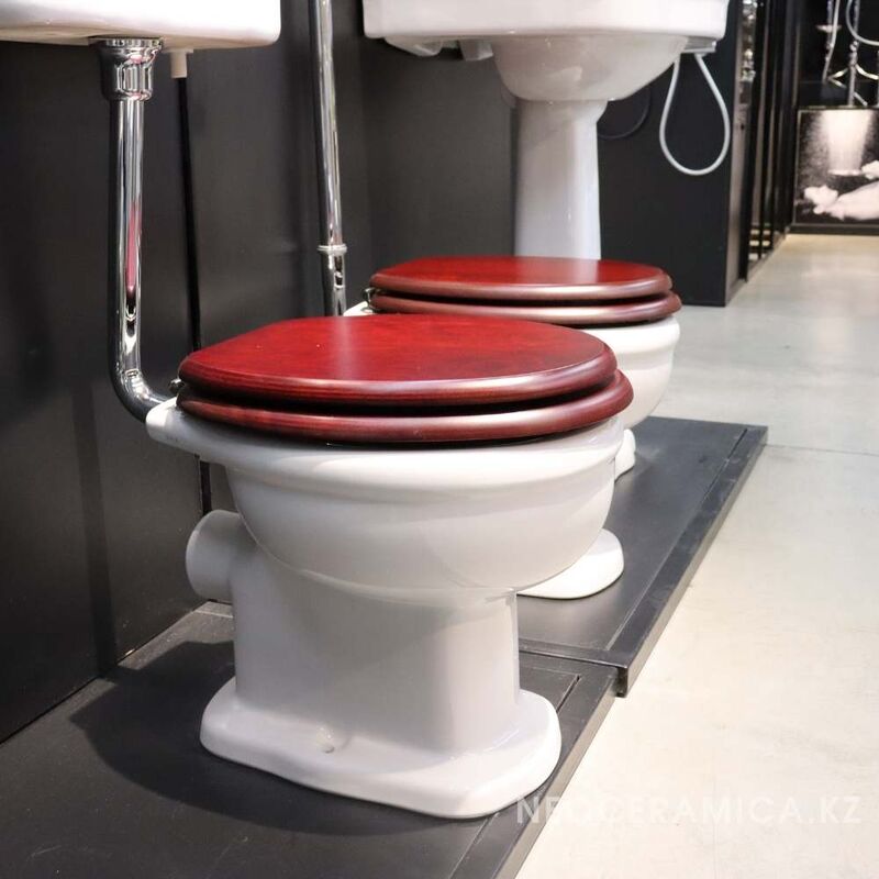 унитаз vitra efes/aria 6233в003-0075 на низкой декоративной трубе в Алматы фото № 5