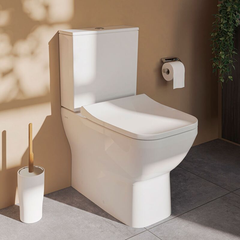 унитаз напольный vitra integra square 9833b003-7204 с микролифтом в Алматы фото № 2