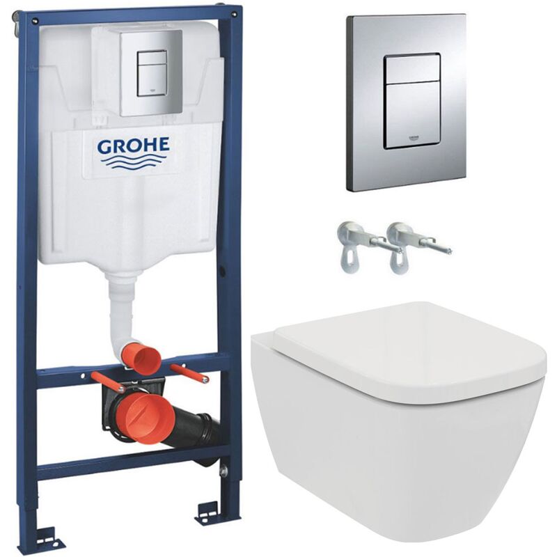 унитаз с инсталляцией 4в1 ideal standard i.life t461401 grohe 38772001 в Алматы фото № 1