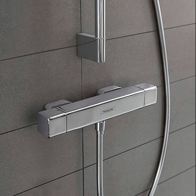 смеситель для душа hansgrohe ecostat e 15773000 с термостатом в Алматы фото № 2