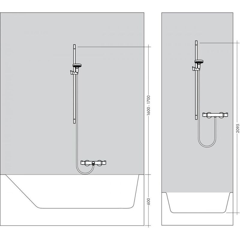 Душевoй гарнитур hansgrohe croma select e 26590400 в Алматы фото № 3