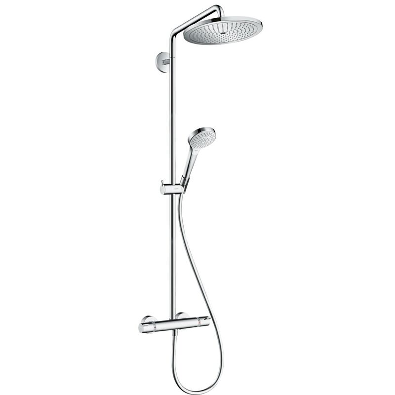 Душевая система hansgrohe croma select s showerpipe 280 26790000 с термостатом, хром в Алматы фото № 1