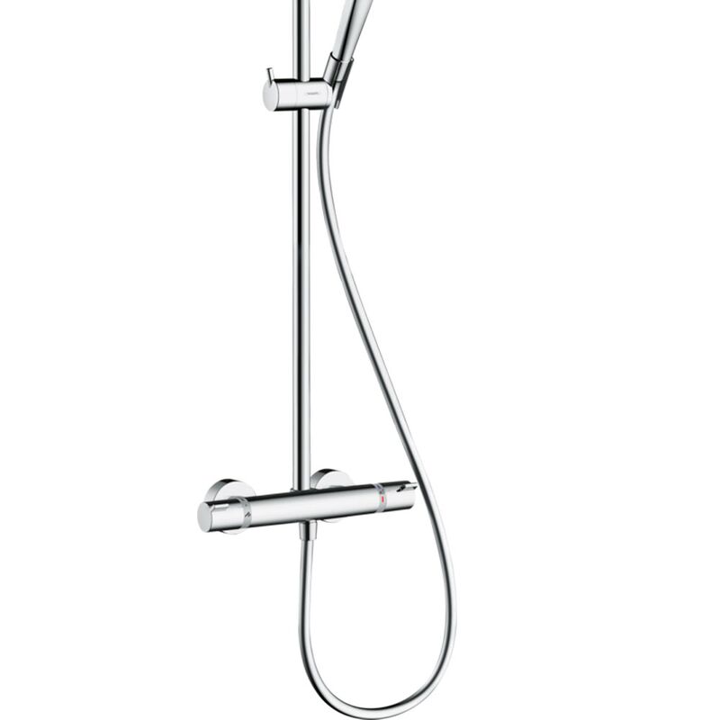 Душевая система hansgrohe croma select s showerpipe 280 26790000 с термостатом, хром в Алматы фото № 4