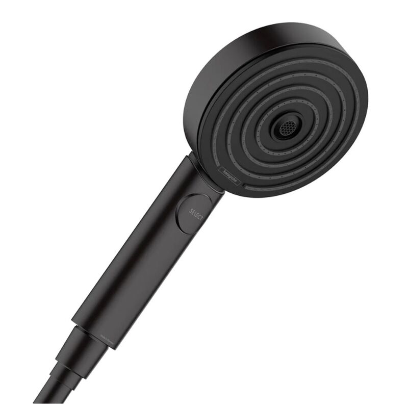 Душевая лейка hansgrohe pulsify 105 3jet 24100670 черный матовый в Алматы фото № 1