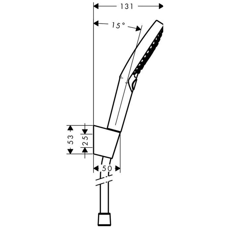 Душевой набор hansgrohe raindance select s 27668000 120 3jet в Алматы фото № 2