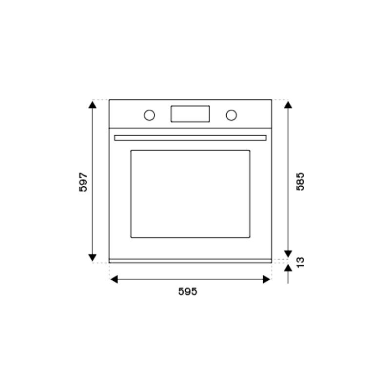 электрическая духовка bertazzoni f 609 pro esx, встраиваемая в Алматы фото № 2