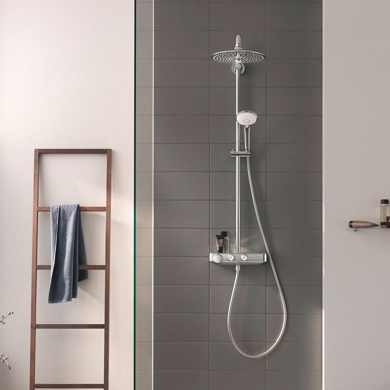 Душевая система с термостатом grohe euphoria smartcontrol system 260 mono 26509000, хром в Алматы фото № 5