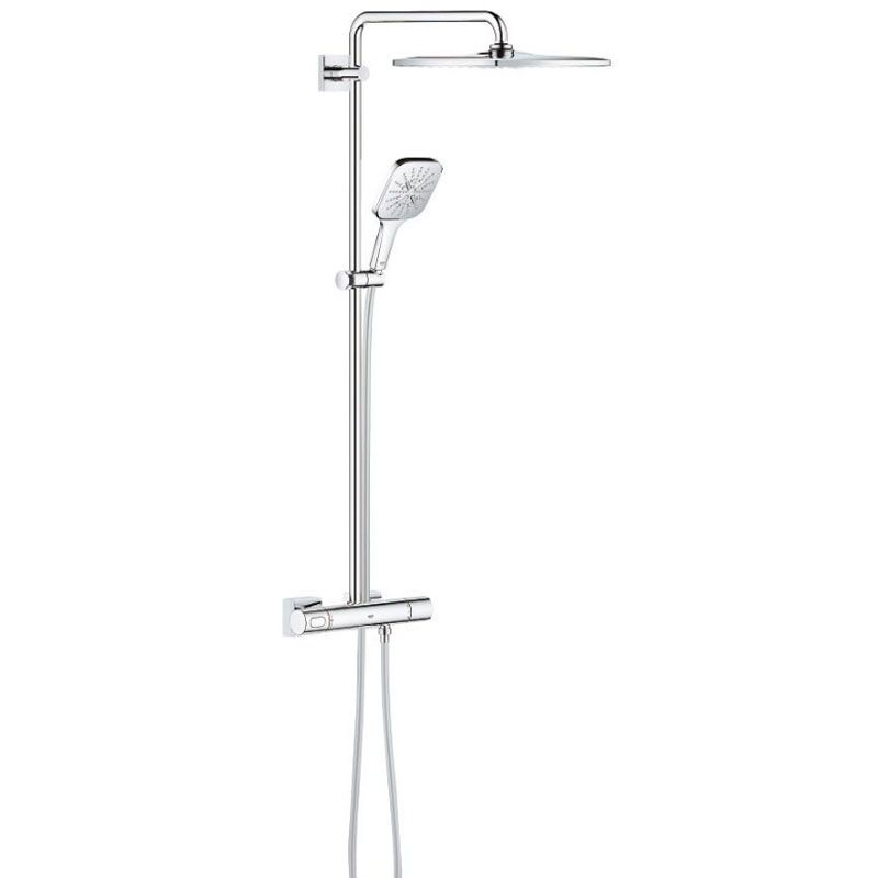 Душевая система с термостатом grohe rainshower smartactive 310 26649000, хром в Алматы фото № 1