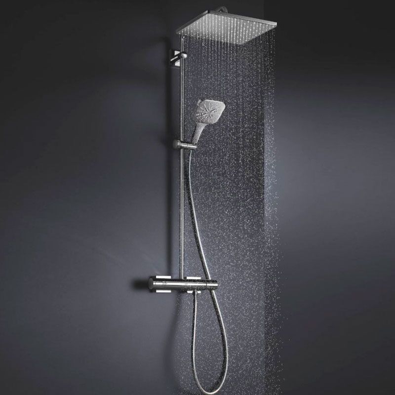 Душевая система с термостатом grohe rainshower smartactive 310 26649000, хром в Алматы фото № 2
