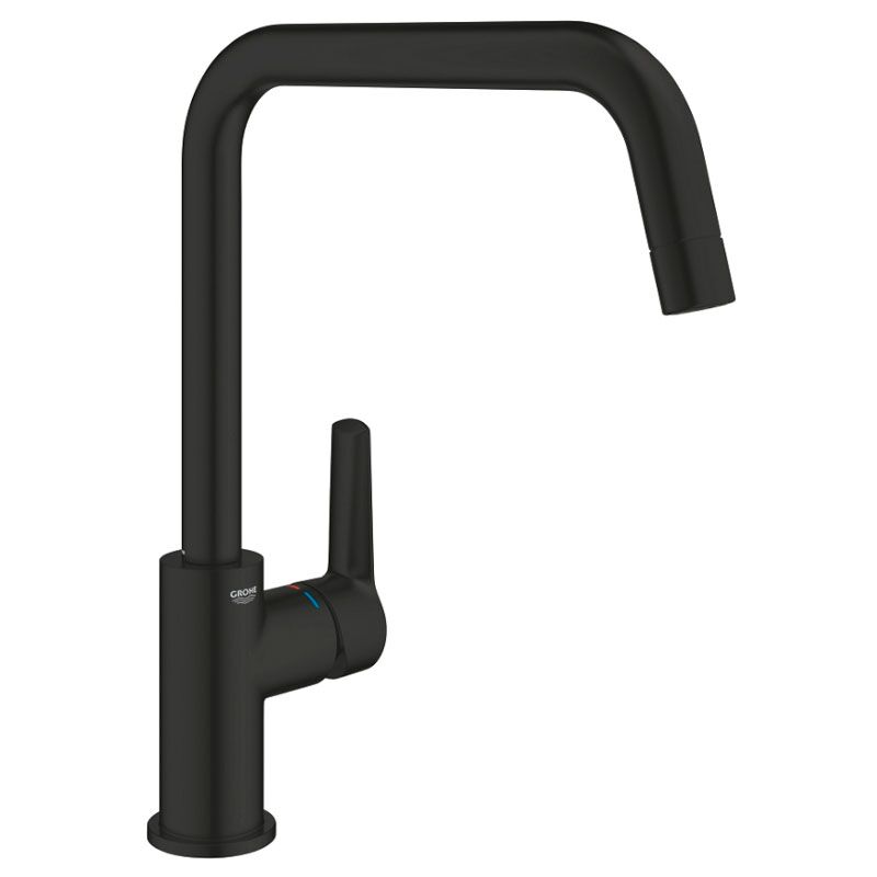 смеситель для кухни grohe quickfix start 304702430, черный в Алматы фото № 1