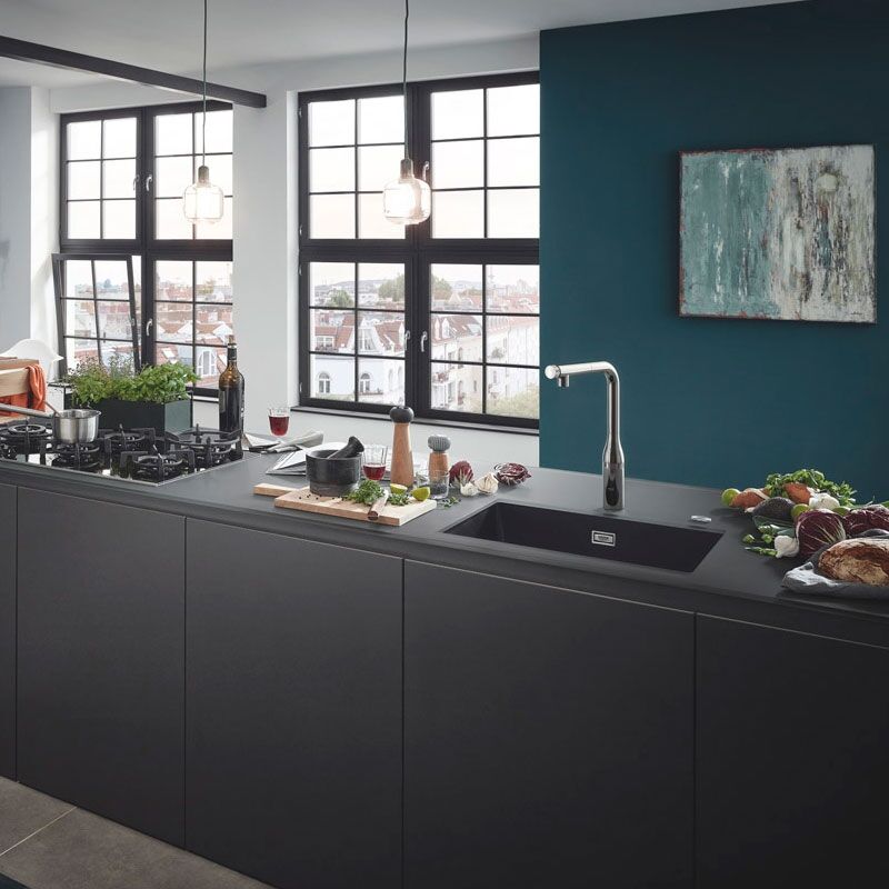 смеситель для кухни grohe essence smartcontrol 31615000, хром в Алматы фото № 2